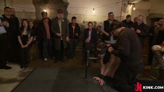 Marley Blaze Gets Bound, Blindfolded, and Publicly Fucked in the Ass and Pussy While Mr. Pete, Princ