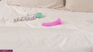 GirlGirlXXX - Big Tit Milf Goes Down On Her Cute Curious Babysitter (Carmela Clutch & Paris White)