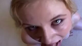 Blonde teen Diamond Jackson is a lover of cock in the mouth