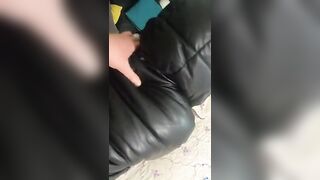 MilfyCalla Gets A Lot Of Cum On New Puffy DownJacket!