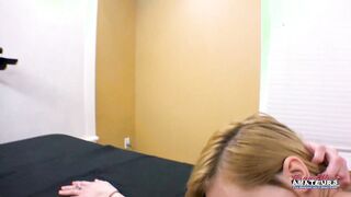 BNA - The Blonde Amelea Sucks Ass Before Fucking & Draining Some Dick!