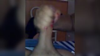 tornata da mare ero cosi arrapata che l'ho segato come un cane e ho riso per la sborratona finale