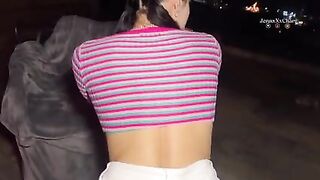 My friend said it's her first time in front of the camera, her ass is beautiful.