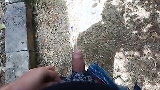 A good piss in the countryside