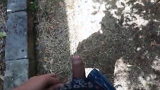 A good piss in the countryside