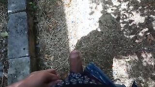 A good piss in the countryside