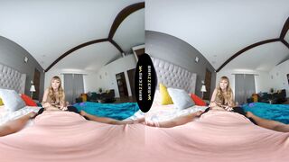 BRAZZERS VR - Angel Youngs Deepthroats Your Hard Cock After You Shoot Your Big Load On Her Face