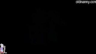 Old lady and young beauty Blowjob