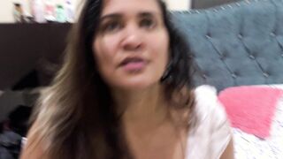 I discover my stepmother fucking and she comes to suck my cock. latin vanessa