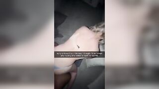 Night out with girls ???? means cheating with bigger cock, but I sent the wrong Snap to Boyfriend :/