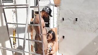 THE GIRL AT THE BARBECUE COULDN'T STAND IT AND I PUT ALL MY SAUSAGE INTO MY ASS