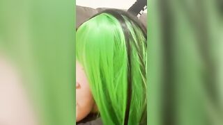 horny girlfriend caught me jerking off and started rimming my ass