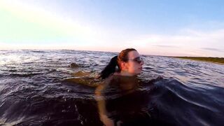 Teen Exploring Latvian Nudist Beach