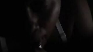 ???? She polished my Cock Head in the Dark