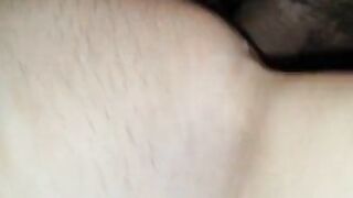 My dick cums inside her pussy. She wants me to cum inside risky without condom