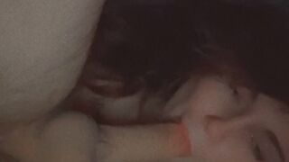 Gf loves to deepthroat my dick