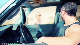 Fit Kitty Gets a Pussy Creampie Outdoors