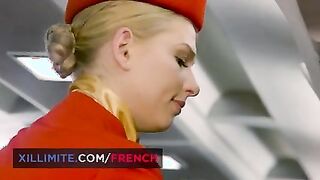 Hot sex in a private plane