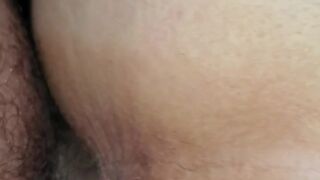 Fuck her doggystyle. Cum deep in her pussy