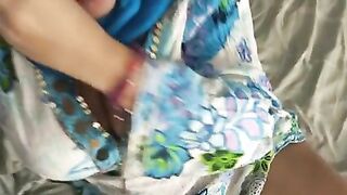 Arab woman in hijab sucks her perverted neighbor's black cock after he shows it to her.