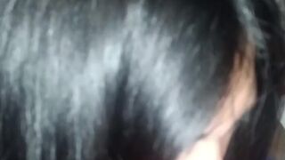 PRIMER PLANO: Mamada lenta y sensual con labios grandes