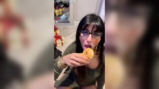 Aaliyah Yasin loves her doughnuts extra glazed