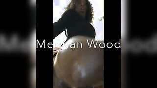 MEGHAN WOOD RIDES DILDO LIKE CRAZY WHILE CREAMING & SQUIRTING IN A BODYSUIT