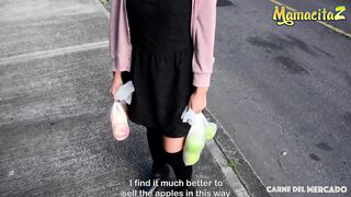 Carne Del Mercado - Nerdy Petite Colombiana Picked Up And Fucked Hard