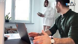 My strict stepfather found out that I was watching porn. That's how I lost my anal virginity...