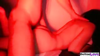 Big ass girl riding a big cock to orgasm, natural tits, amateur, 