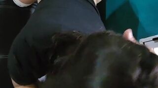 Sexo duro con la mujer de mi amigo. Me abre la cola al final para gran creampie anal