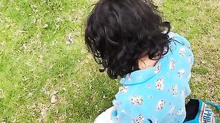 I find a lady on my land taking what is not hers