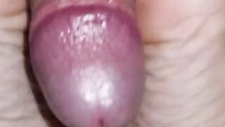 the pig only needs to see a little pussy to fill my feet with cum