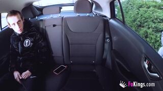 From the airport to your porn scene! Young inexperienced latina Allison Sweet an her porn debut