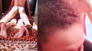 EU GEMI IGUAL UMA PUTA BRASILEIRA DANDO MEU CU DE BRUÇOS