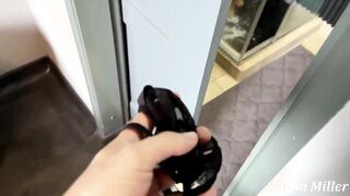 I caught my stepbrother sniffing my panties, but instead of getting mad, I let him finish in my