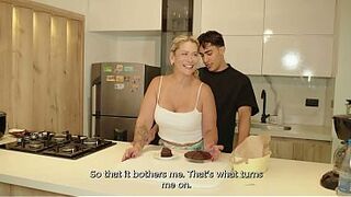 The stepmother fucks with her stepson whenever they're home alone