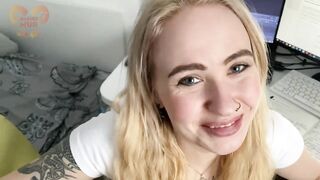 Slutty student offers her holes for the best mark