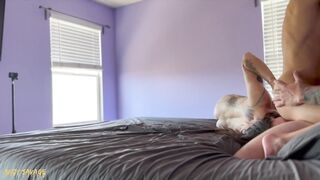 INTENSE 3SOME with two athletic small tit queens & Andy Savage