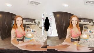 Naughty America - Your wife's friend, Siri Dahl fucks YOU in the kitchen!!