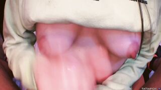 My husband's friend came by to give me some help, my husband is away on business POV wife