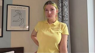 "Please just don't complain to my superiors!" I fucked the girl who delivered my order