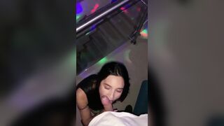 Hard sex a stranger at the VIP nightclub