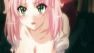Pink Haired Beauty Loves to make Paizuri with her Huge Tits