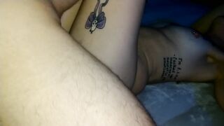 Ladyshatter and hubbys friend slow motion facial