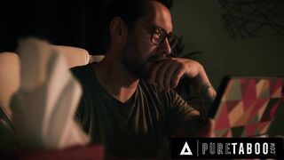 PURE TABOO Naive Destiny Mira Catches Creepy Overprotective Stepdad Setting Cameras Around The House