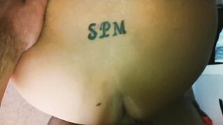 Pent up cheating wife cums on dick before I can even put it in then filled with cum
