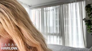 Hot Busty Blonde MILF Cum In Panty Try On Haul JOI