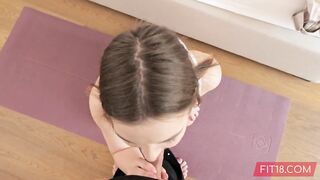 FIT18 - Simona Purr - POV Casting Barely Legal Russian Teen In Yoga Pants