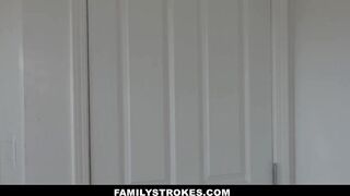 ????❤️FamilyStrokes - Big Tit step Aunt Helps Me Cum